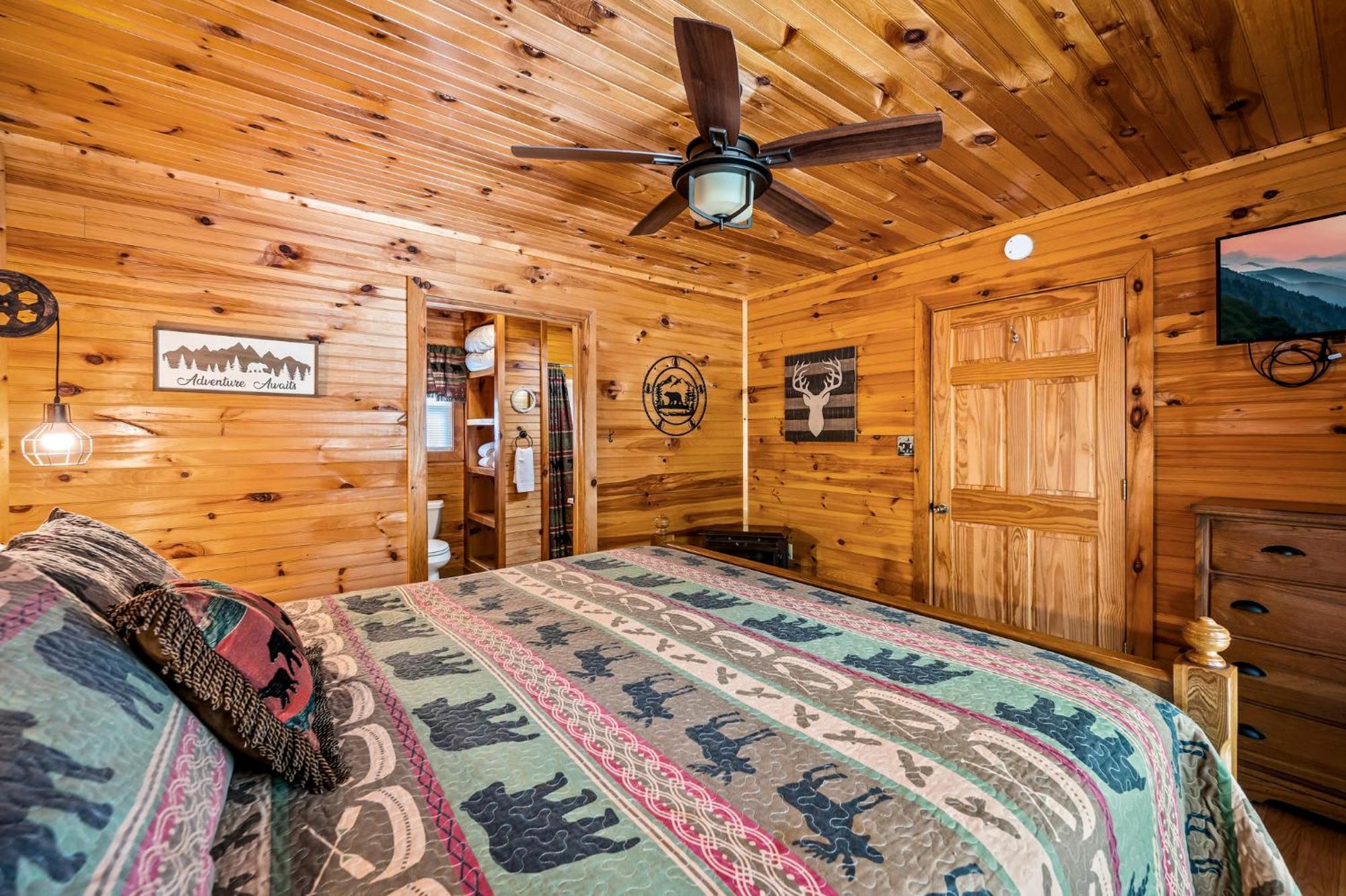 Cozy Bear Cabin Villa Cosby Exterior photo